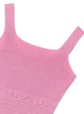 Set Mayoral Tricot Rosa para Menina