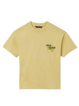 T-Shirt Mayoral Palm Island Amarelo para Menino