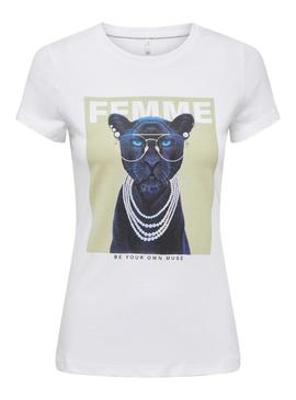 T-Shirt Only Vibe Verde para Mulher