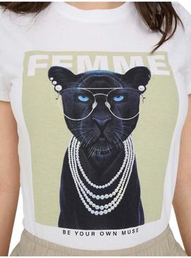 T-Shirt Only Vibe Verde para Mulher