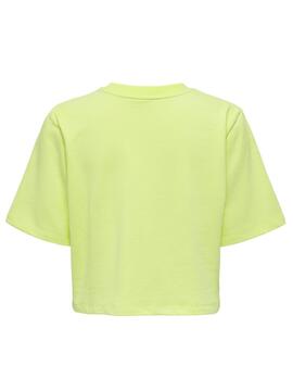 T-Shirt Only Sasja Amarelo para Mulher