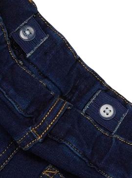 Bermuda Name It Ryan Jogger Denim Azul Azul Marinho Menino