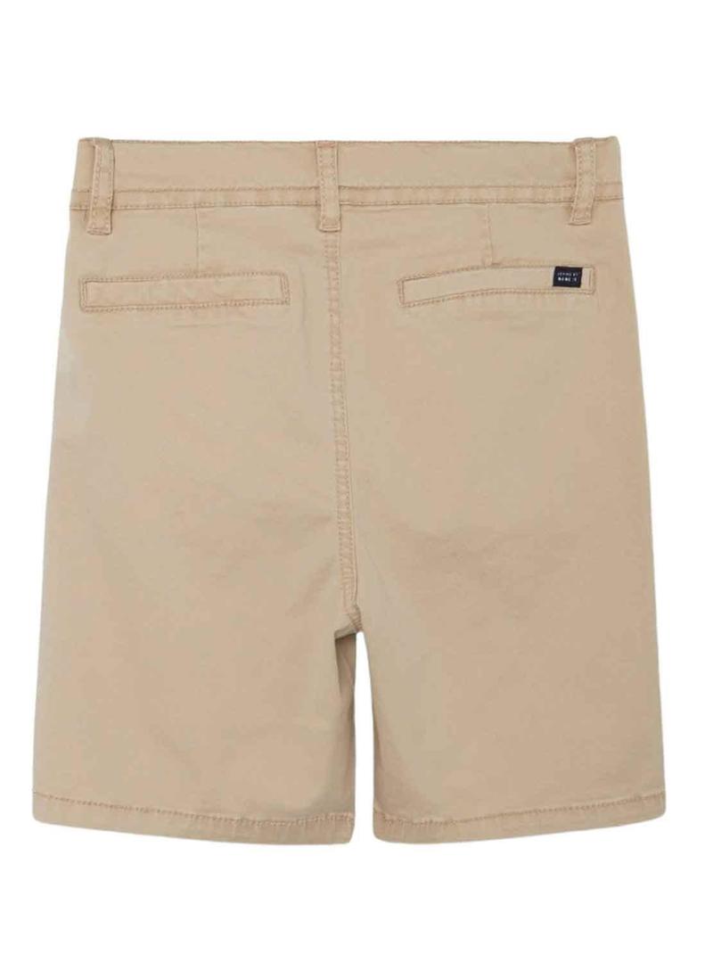 Bermuda Name It Silas Slim Long Bege para Menino
