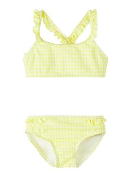 Bikini Name It Ziline Box Amarelo para Menina