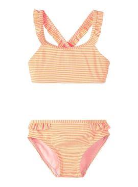 Bikini Name It Ziline Laranja para Menina