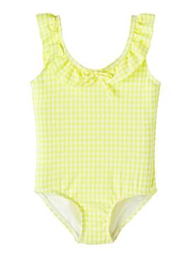 Maiô Bikini Name It Ziline Amarelo para Menina