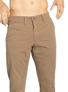 Pantalon Chino Klout Tostado para Homem