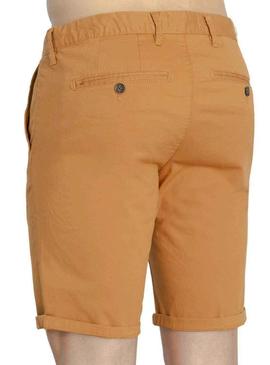 Bermuda Klout Chino Basica Ocre para Homem