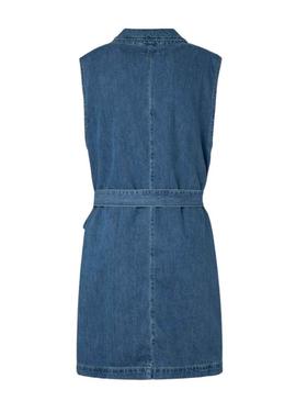 Vestido Pepe Jeans Carmen Azul para Mulher