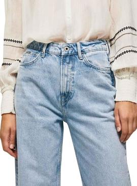 Calças Jeans Pepe Jeans Lexa Sky Azul Mulher