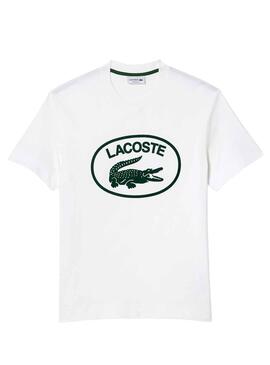 T-Shirt Lacoste Relaxed Branco para Homem