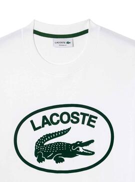 T-Shirt Lacoste Relaxed Branco para Homem