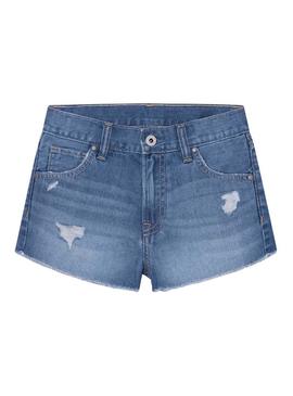 Shorts Pepe Jeans Patty Azul Claro para Menina