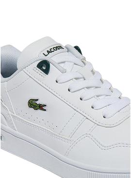 Sapatilhas Lacoste T-Clip Branco para Menino