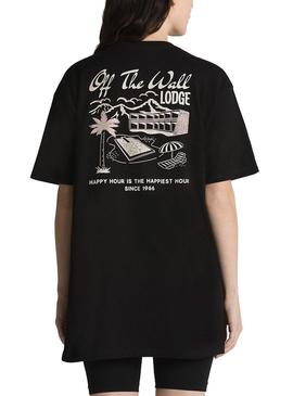 T-Shirt Vans Alojamento Preto para Mulher e Homem