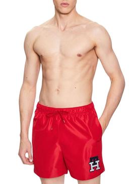 Swimsuit Tommy Hilfiger TH Monogram Vermelho Homem