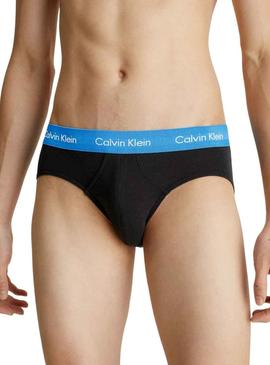 Cuecas Calvin Klein Hip Breve Azul Marinho Homem