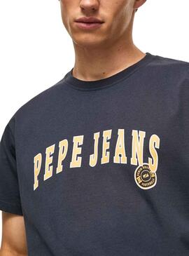 T-Shirt Pepe Jeans Ronell Azul Marinho para Homem