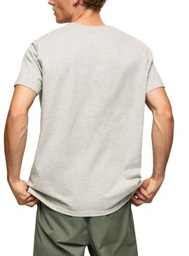 T-Shirt Pepe Jeans Ronell Cinza para Homem