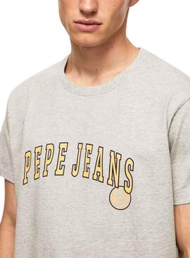 T-Shirt Pepe Jeans Ronell Cinza para Homem