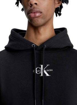 Sweat Calvin Klein Hoodie Preto para Homem