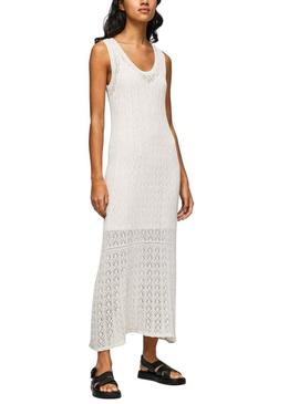 Vestido Pepe Jeans Farah Branco para Mulher