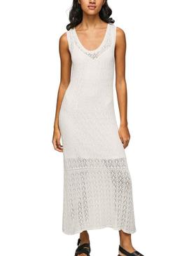 Vestido Pepe Jeans Farah Branco para Mulher