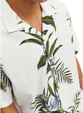 Camisa Jack & Jones Tropic Branco para Homem