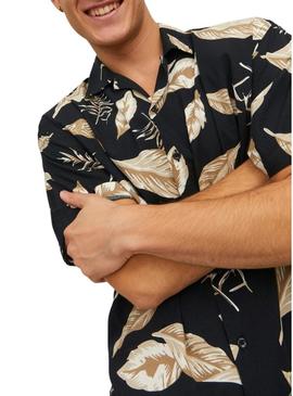 Camisa Jack & Jones Tropic Preto para Homem