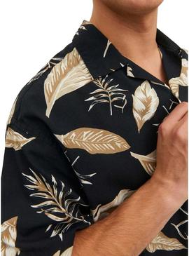 Camisa Jack & Jones Tropic Preto para Homem