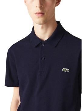 Polo Lacoste Bord Azul Marinho para Homem