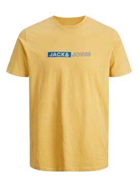 T-Shirt Jack & Jones Neo Amarelo para Homem