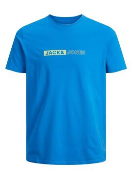 T-Shirt Jack & Jones Neo Azul para Homem