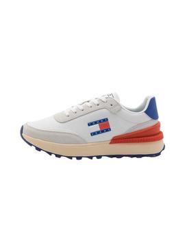 Sapatilhas Tommy Jeans Tech Runner Branco Homem