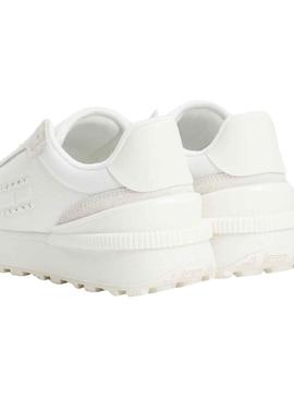 Sapatilhas Tommy Jeans Tech Runner Branco Mulher