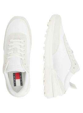Sapatilhas Tommy Jeans Tech Runner Branco Mulher
