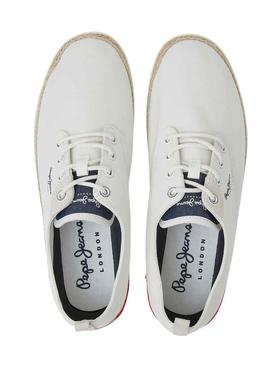 Sapatilhas Pepe Jeans Maoui Surf Branco Homem