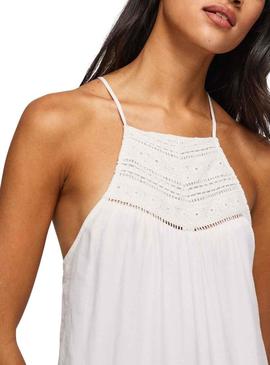 Vestido Pepe Jeans Pipra Branco para Mulher