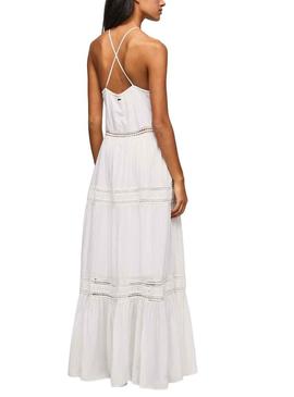 Vestido Pepe Jeans Pipra Branco para Mulher