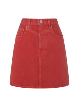 Saia Pepe Jeans Rachel Vermelho para Mulher