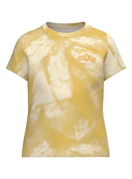 T-Shirt Name It Velukka Amarelo para Menina
