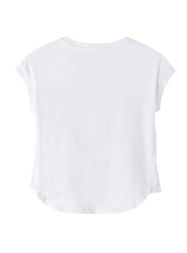 T-Shirt Name It Hasine Branco para Menina