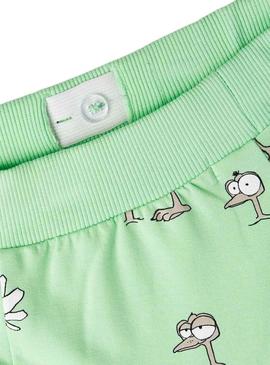 Bermudas Name It Frilo Verde para Menino