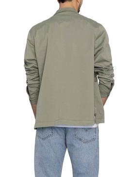 Overshirt Klout Safari Verde para Homem