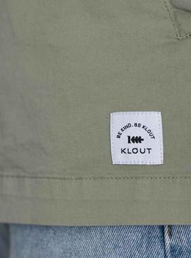 Overshirt Klout Safari Verde para Homem