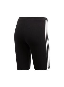 Calças de ciclismo curto Adidas preto Mulher