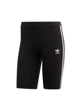 Calças de ciclismo curto Adidas preto Mulher