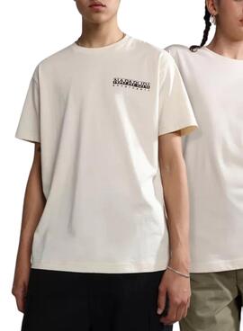 T-Shirt Napapijri Bolivar Beige Mulher e Homem
