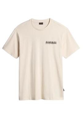 T-Shirt Napapijri Bolivar Beige Mulher e Homem