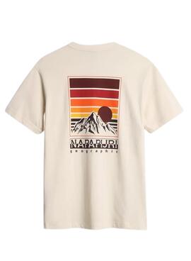 T-Shirt Napapijri Bolivar Beige Mulher e Homem